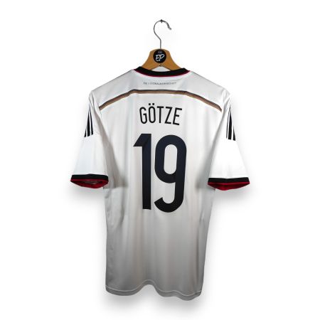 ORIGINAL 2014-15 Germany Home Shirt Gotze #19 (S)