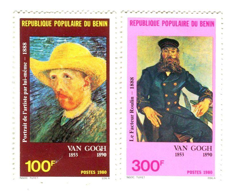 Tutti i francobolli: Briefmarken "Malerei. Vincent van Gogh". Benin – Usato da Basel venduto da Butsch5