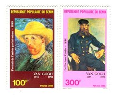 Briefmarken "Malerei. Vincent van Gogh". Benin