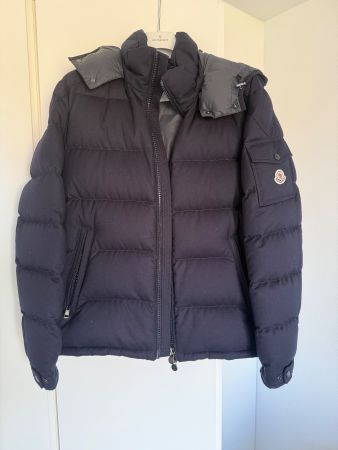 MONCLER  kurze Daunenjacke "Montgenevre" dunkelblau Gr. 4