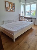 Kinderbett weiss Lattenrost Matratze Schutzgitter gebraucht