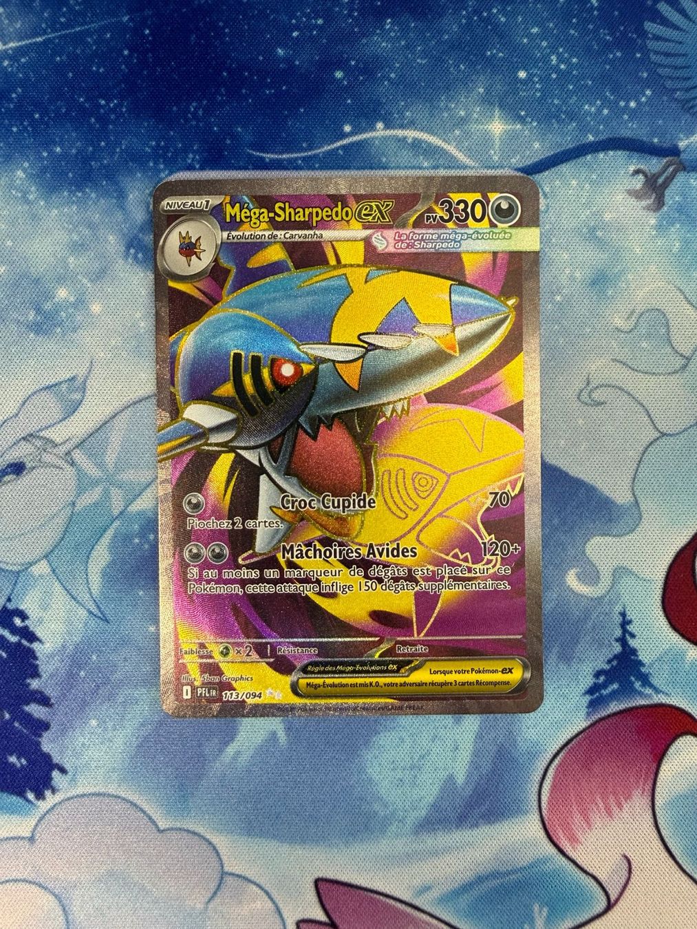 Pokémon Carte collezionabili: Méga-Sharpedo FA - PFL 113 FR – Nuovo (secondo la descrizione) da Courgenay venduto da ScamBoxOff