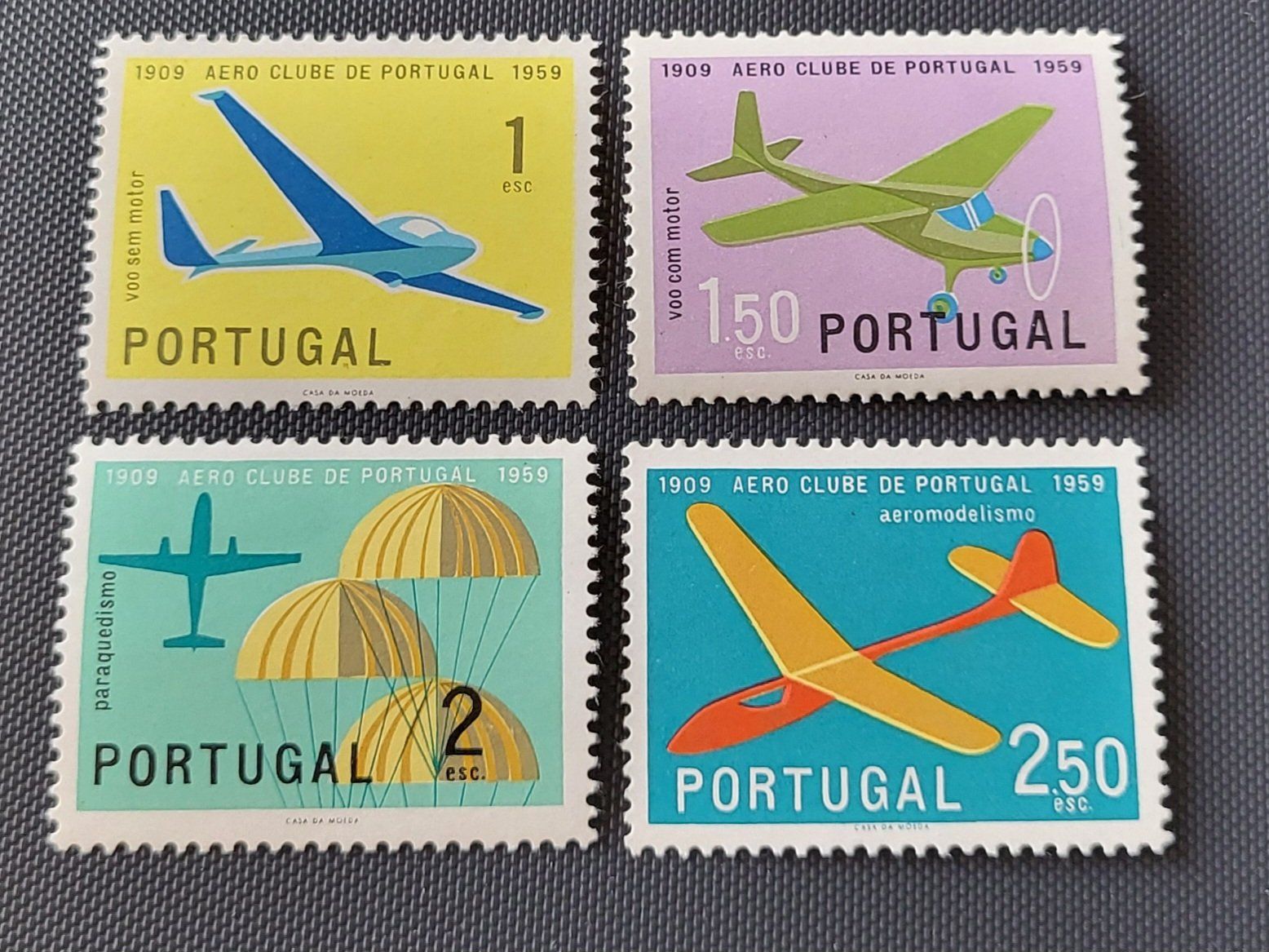 Tutti i francobolli: Portugal 1960 Flugzeug briefmarke – Usato da St Gallen venduto da Stampsalshobby