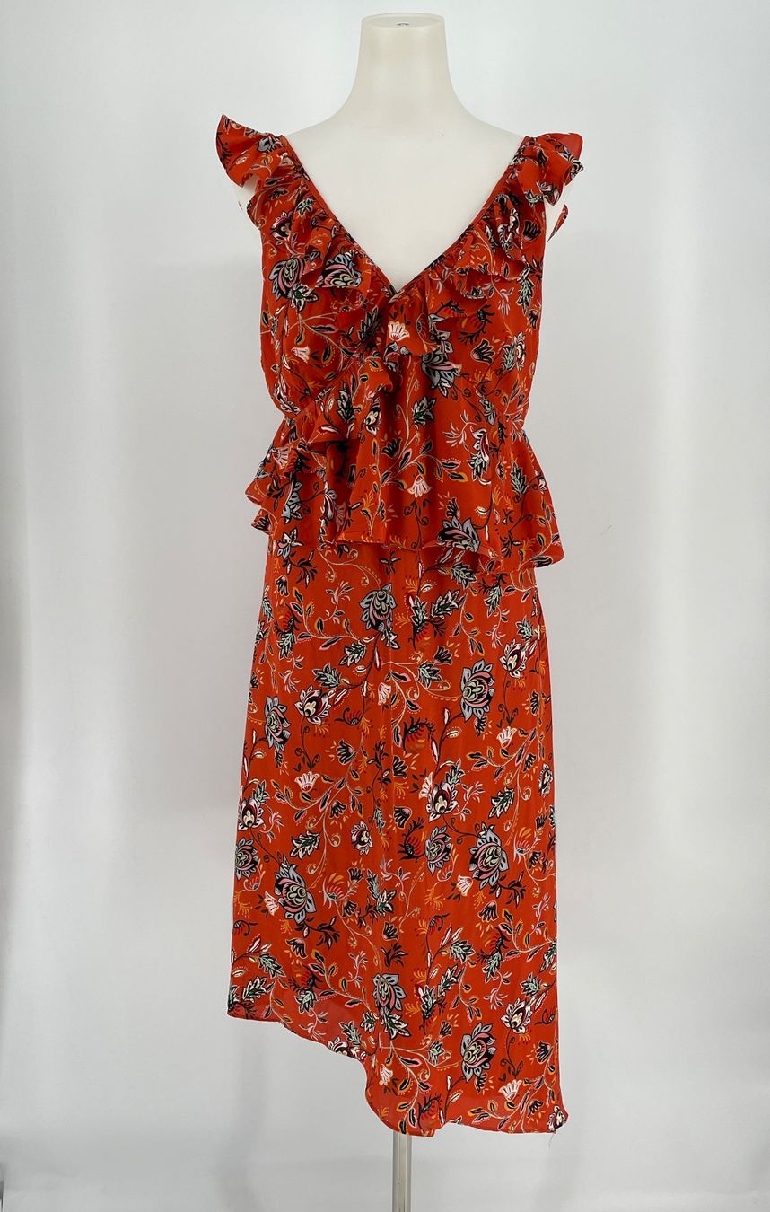 Vestiti: Blumenkleid mit Volant Gr. M/L – Usato da Auenstein venduto da moin.