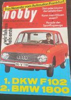 Hobby Magazin 1963, DKW F102 & BMW 1800, Oldtimer