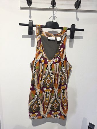 Damen Top van Laack gemustert bunt Grösse 34 Zustand neu