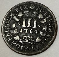 3 Réis - José I - Portugal - 1764