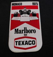 Aufkleber Marlboro F1 GP Monaco 75