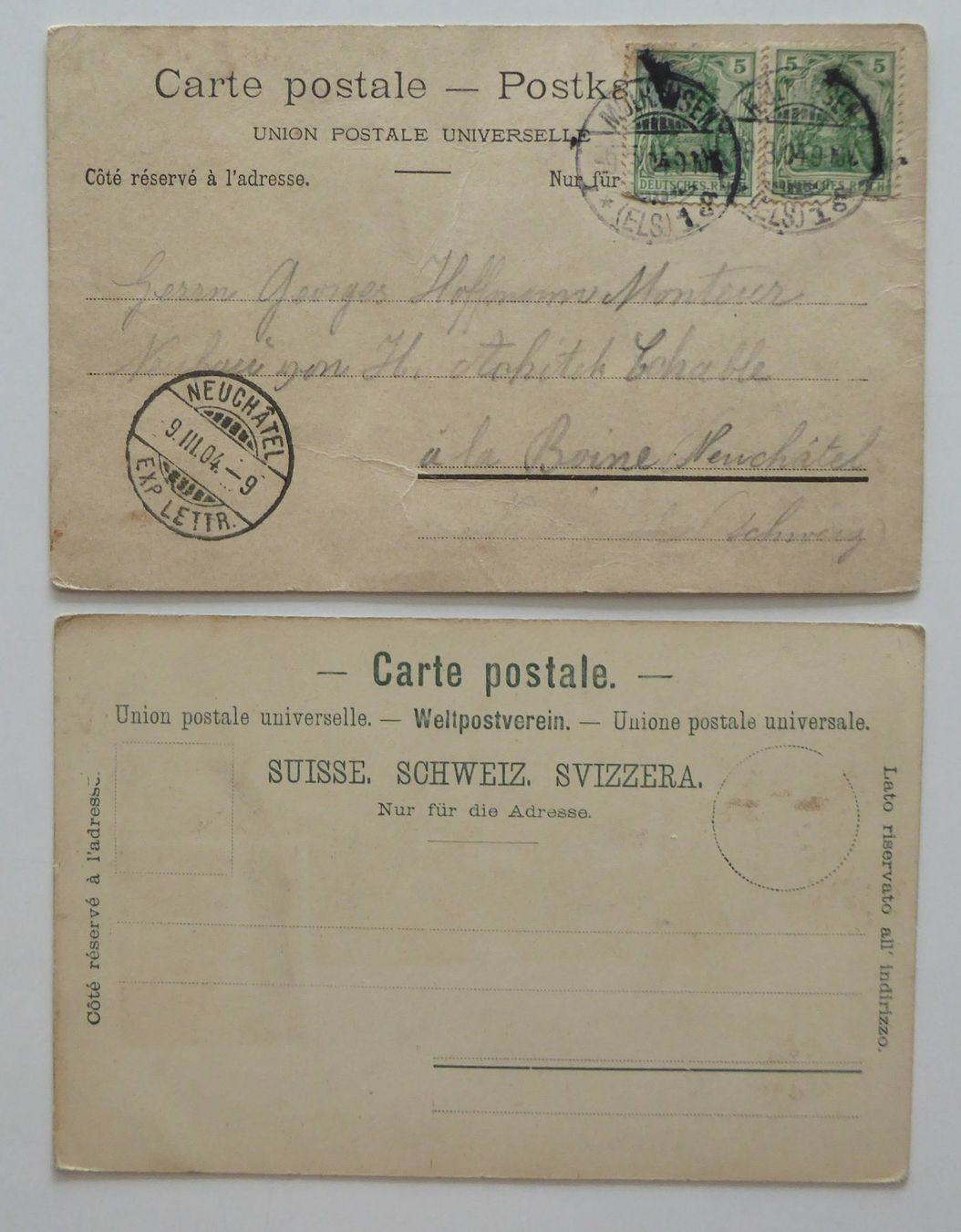 Cartoline postali: Duggingen Schloss Angenstein 1904 – Usato da Aesch BL venduto da Kauri1 1