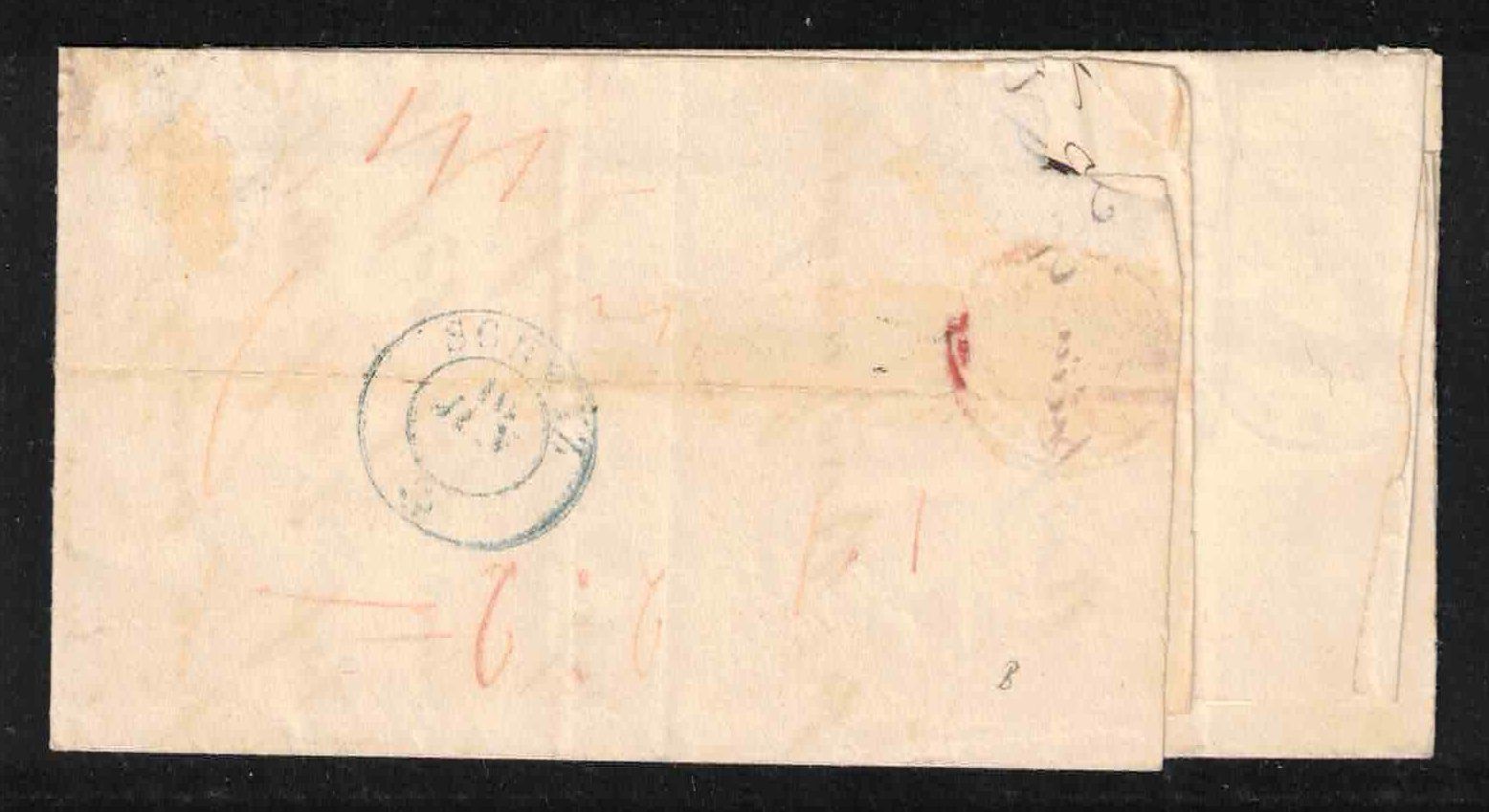 Tutti i francobolli: 1855, Strubel Brief mit 2 x Nr.22B, "Zug 16.JUN.55" – Nuovo (secondo la descrizione) da Nuglar venduto da Stamp88 1
