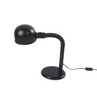 Alda Space Age Tischlampe – Vintage 70er – schwarz