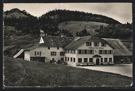 Cartoline postali: AK Ober-Bölchen, Blick auf das Berghaus – Usato da Berlin venduto da bartko-reher