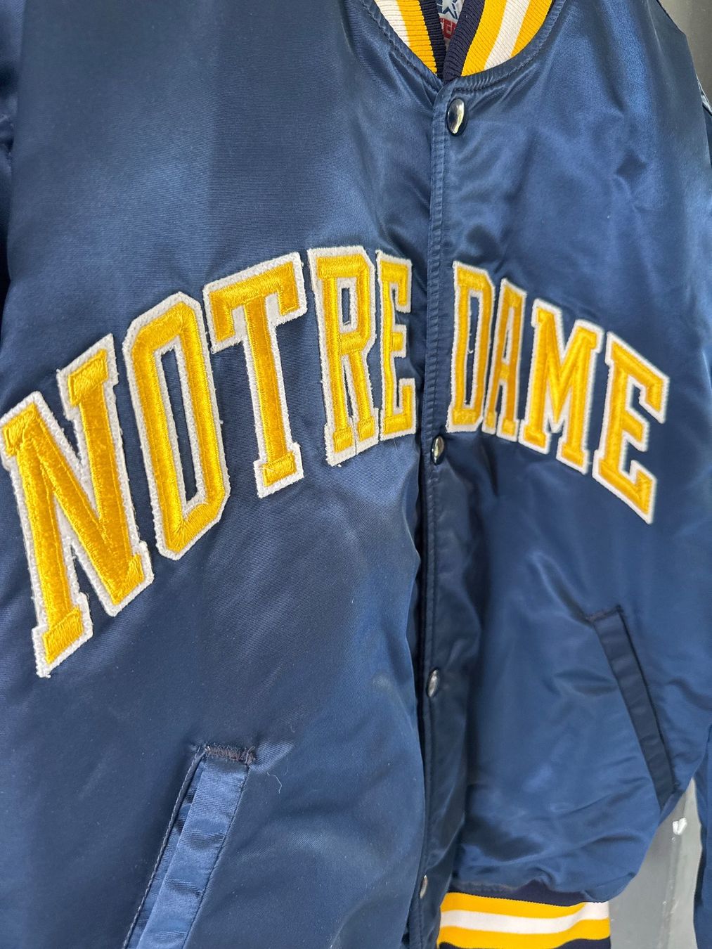 Starter Giacche: Notredame Varsity College Jacket Original 1990 – Usato da Winden venduto da Vintage1977 3