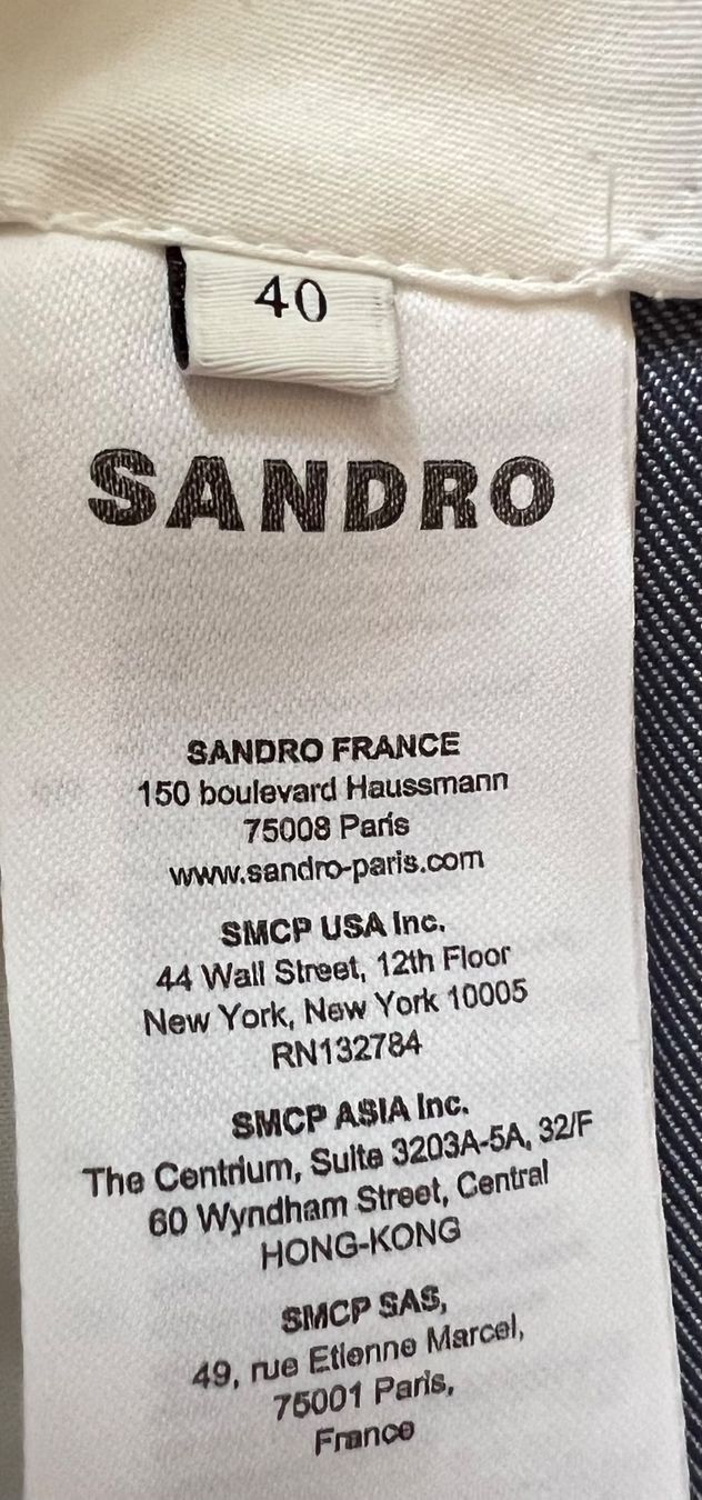 Sandro Pantaloni: Sandro Shorts (blau) Gr. 40 mit Gürtel – Nuovo (secondo la descrizione) da Eichberg venduto da Lolapop18 4