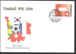Sonderbrief Fussball WM Deutschland 2006 Gruppe G