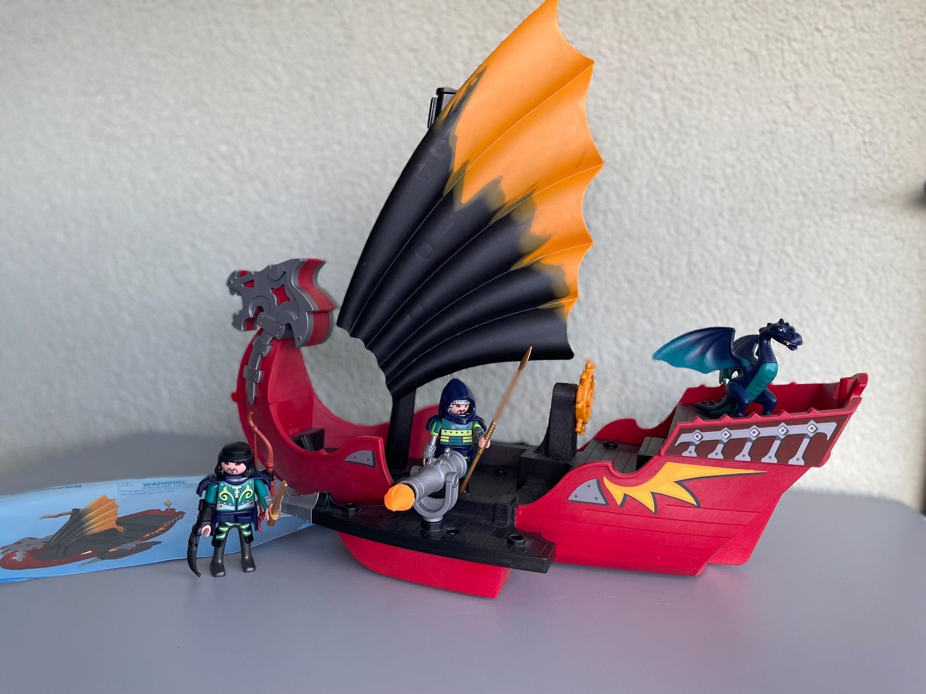 Playmobil Giocattoli: Playmobil 5481 Drachen-Kampfschiff – Usato da Cham venduto da Martin_1