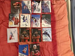 Konvolut Ski Alpin signiert