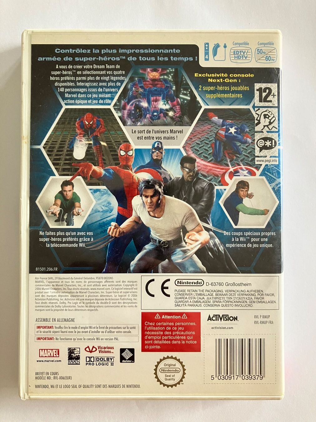 Nintendo Giochi: Marvel Ultimate Alliance – Wii – Usato da Ecublens VD venduto da Lenordique 1