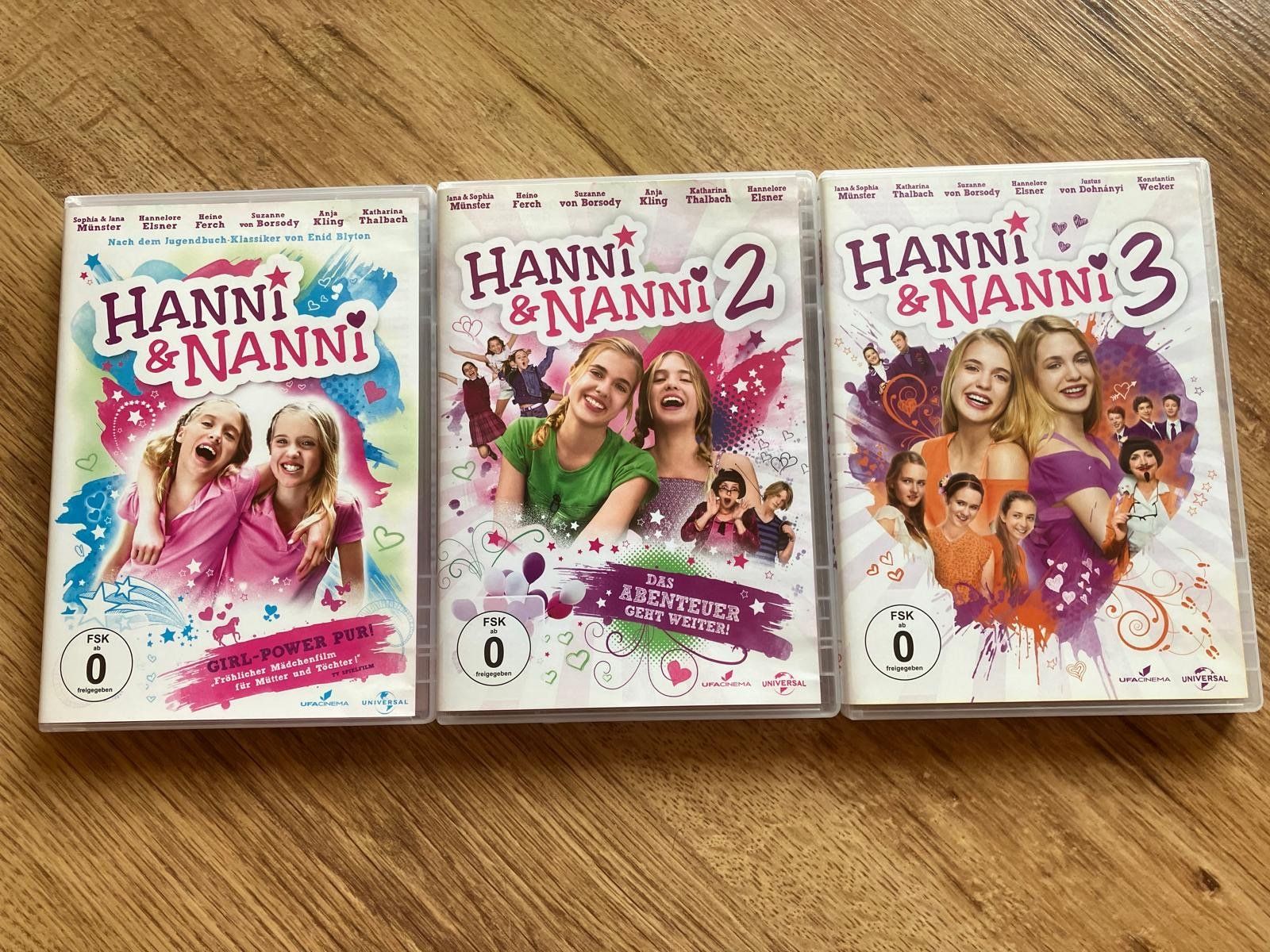 Tutti i DVDs: 3 DVD-Filme Hanni und Nanni – Usato da Herisau venduto da copi92
