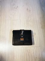 Handtasche schwarz Leder
