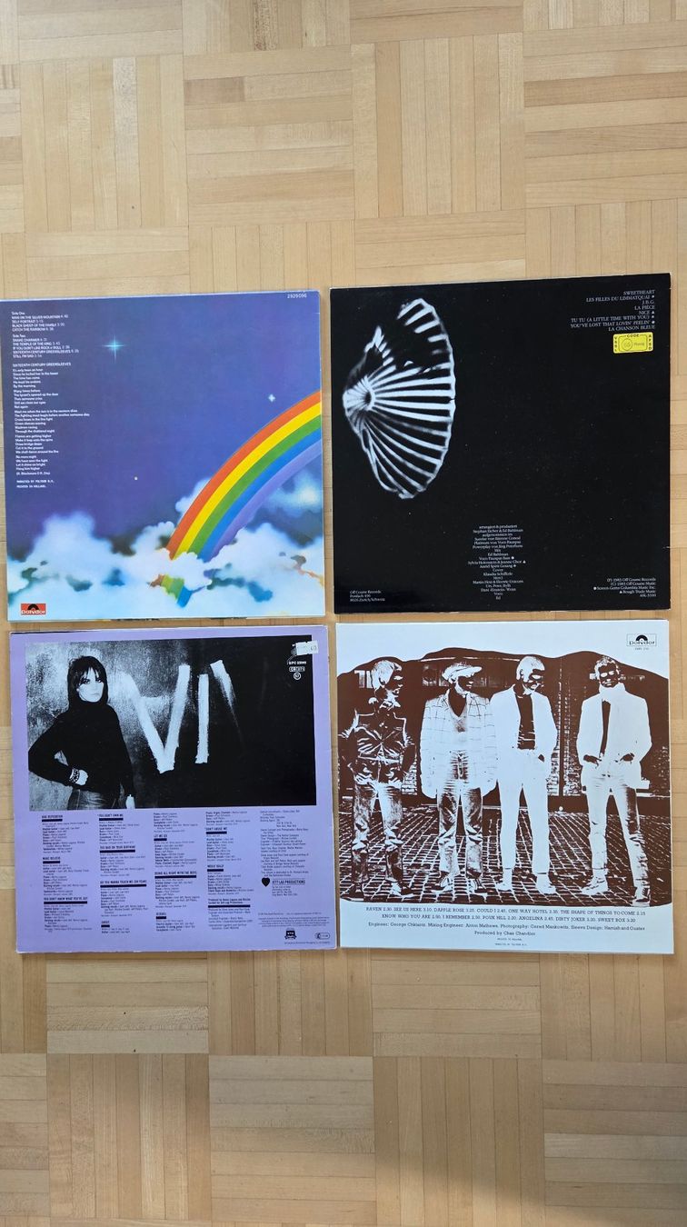 Schallplatten: 4 LP Schallplatten Rainbow, Joan Jett, Slade, Stephan Eicher – Gebraucht aus Muri b. Bern von Nydegg3 1