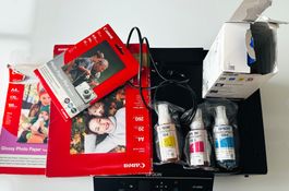 Epson EcoTank ET-2650 Drucker inkl. Orig. Tinte & Fotopapier