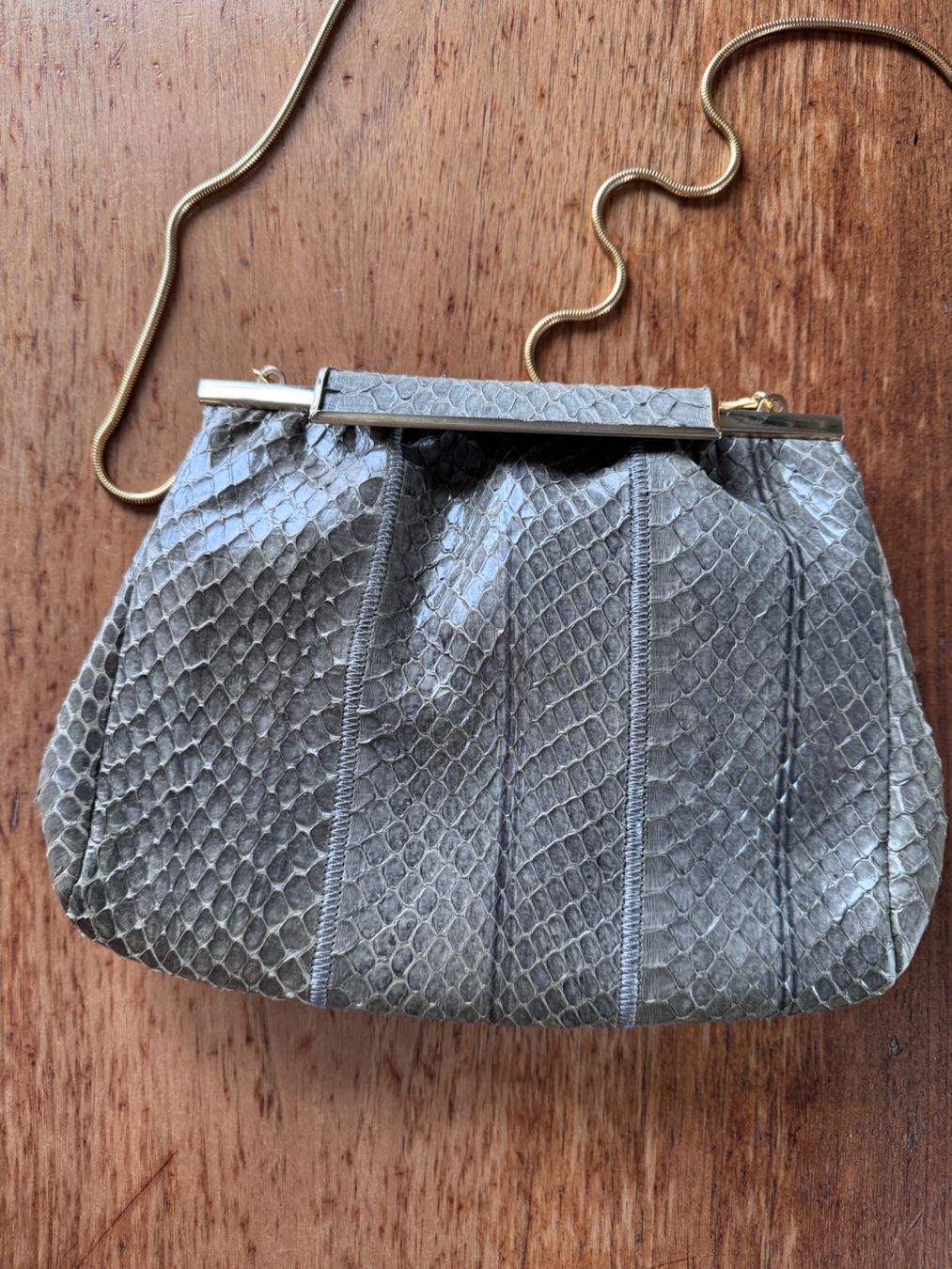 Borse da donna: Vintage-Tasche aus Pythonleder in exzellenter Qualität – Usato da Häuslenen venduto da jur_t65b 3