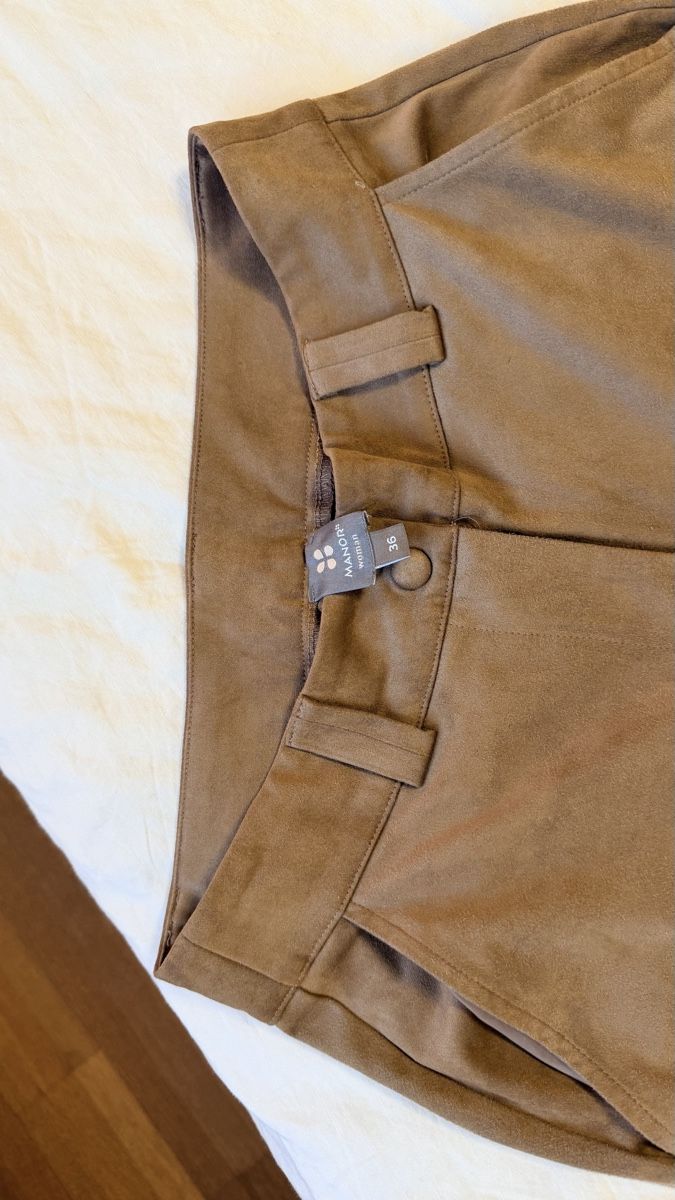 Manor Pantaloni: Manor Hose Gr. S / 36 Wildleder-Optik – Nuovo (secondo la descrizione) da Bonstetten venduto da AngelaF23 6