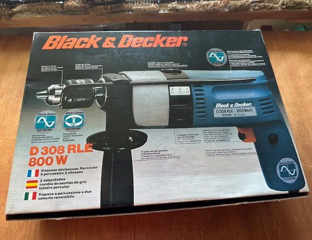 Trapani: Black&Decker trapano a percussione 800 W – Nuovo e nell'imballaggio originale da Gorduno venduto da ziovecc 1