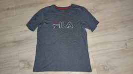 Fila T-Shirt Grau Melange, Gr. M - Sportlich in den Sommer