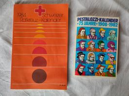 Pestalozzi Kalender 1982 + Rotkreuz Kalender 1984