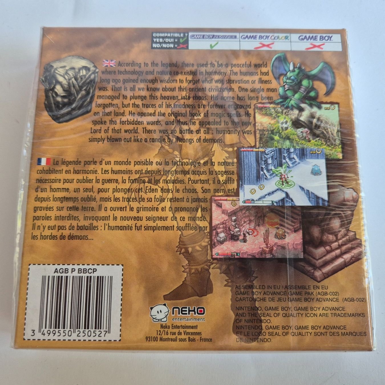 Nintendo Giochi: Back to Stone - GBA - Sealed - OVP – Nuovo (secondo la descrizione) da Zürich venduto da Mephisto87 1