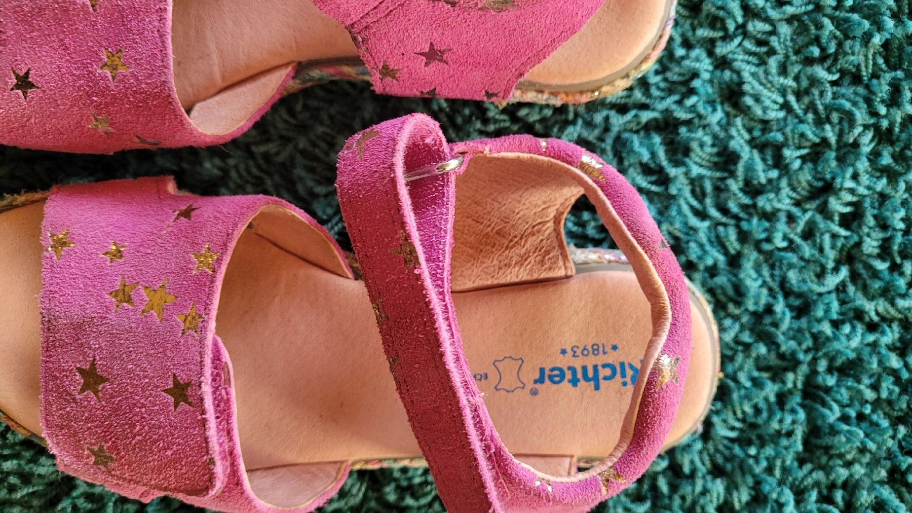 Schuhe für Mädchen: Richter Mädchen Leder Sandalen Gr. 33 – Gebraucht aus Warth von aussieaussie 2