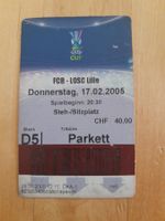 FCB-LOSC Lille Ticket, 17.02.2005, Top Zustand, Rarität