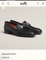 Hermès mocassins Paris (38.5) NP1050
