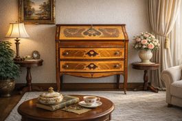 Barock Sekretär Schreibtisch Louis XV Empire + VERSAND