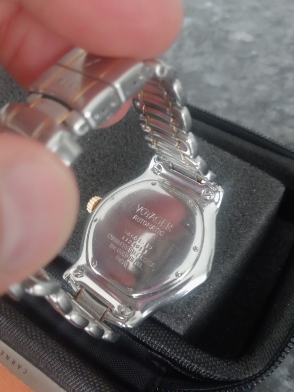 Ebel Orologi: Ebel Voyager 18k gold bezel – Usato da Biel/Bienne venduto da ri-k2503 2
