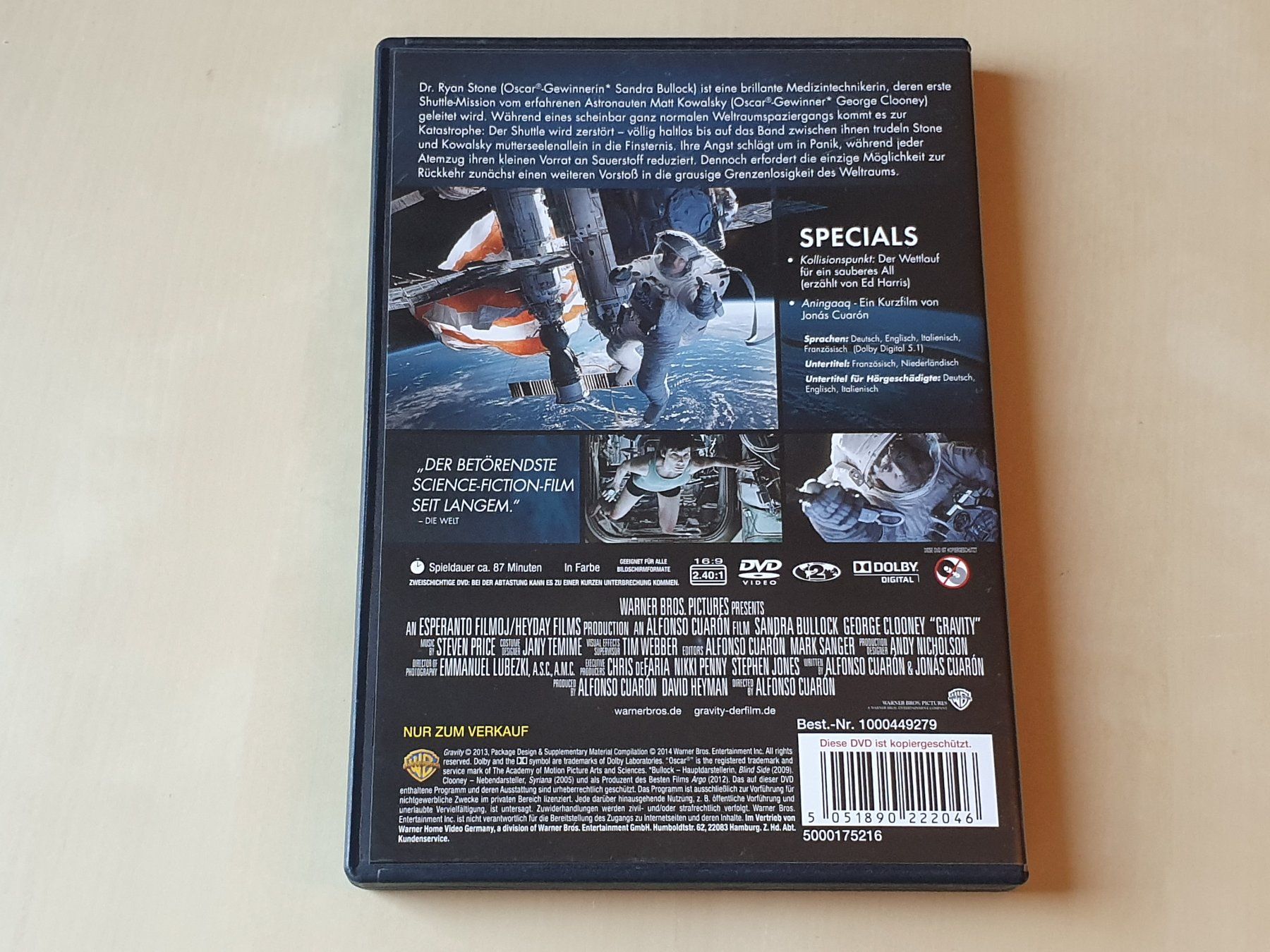 Tous les DVDs: Gravity – D'occasion à Stansstad par collectorsshop 1