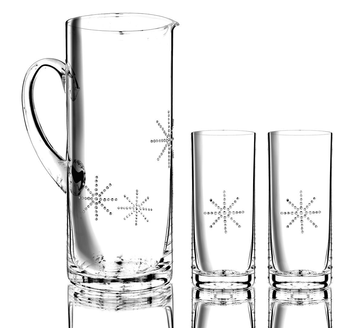 Caraffe: Karaffe mit 2 Gläser, Bohemian Grace STR – Nuovo e nell'imballaggio originale da Wettingen venduto da kochshop 2