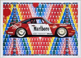 Death NYC Ltd Ed Pop Art Druck " Vuitton Marlboro Porsche