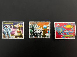 Paraguay Weltraum kl. Lot ** und gestempelt (B923)