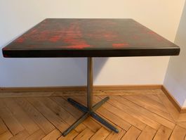 !!!SALE!!! Vintage Bigla Gartentisch - 70x70cm; Platte GFK