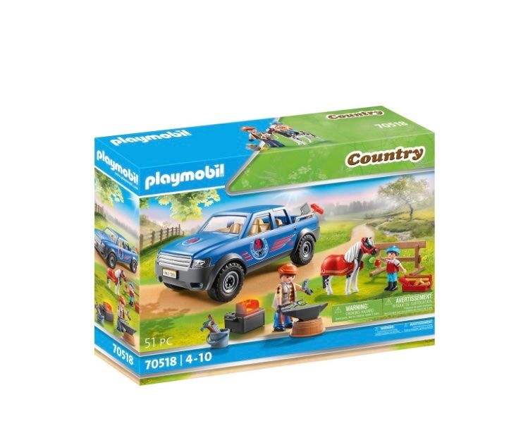 Accessoire Playmobil 3125 - Décor Forgeron Maréchal-Ferrant Moyen-Âge - Occasion