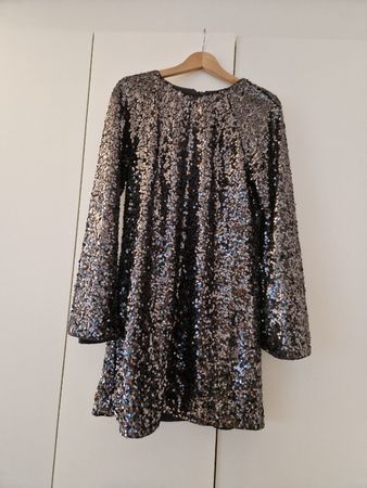 Glitzerndes H&M Pailletten-Kleid,  Gr. M