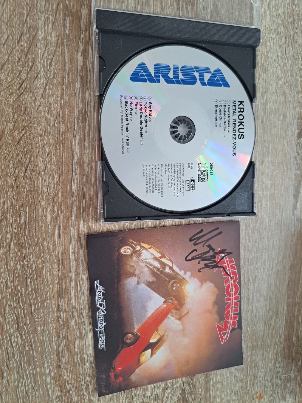 CD: CD Krokus Metal Rendez-vous, signé ! – Usato da Sierre venduto da ronhextall