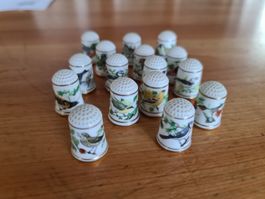 Fingerhut Sammlung Franklin Vögel 16 Stück 