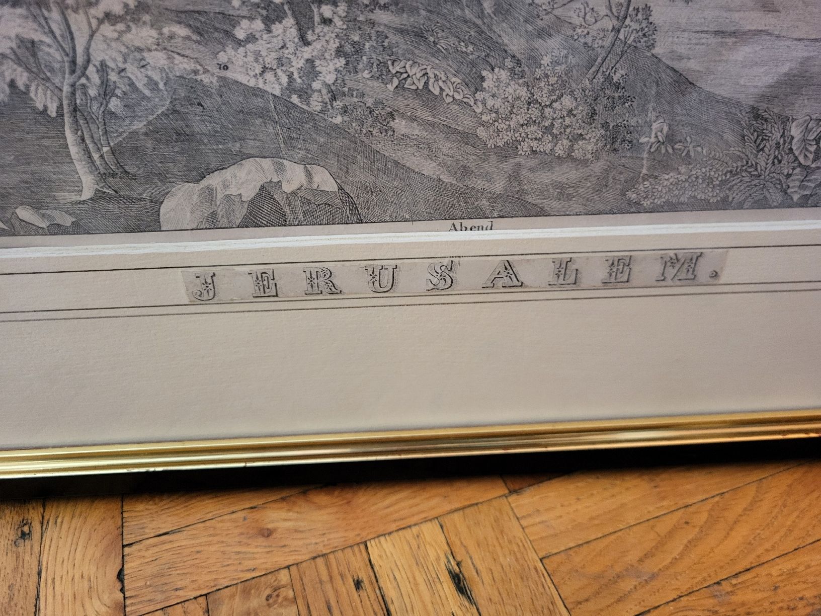 Grafiken & Lithographien: Bild Lithografie  Jerusalem – Gebraucht aus Degersheim von Sonnenbiene55 1