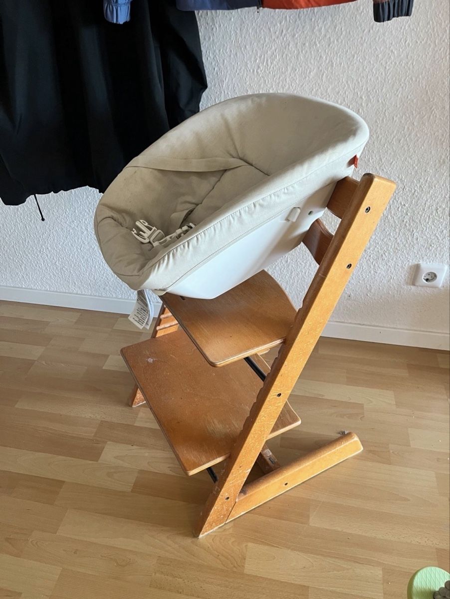 Stokke Hochstühle: Stokke Tripp Trapp + Newborn Set – Gebraucht aus Bettingen von snemat 1