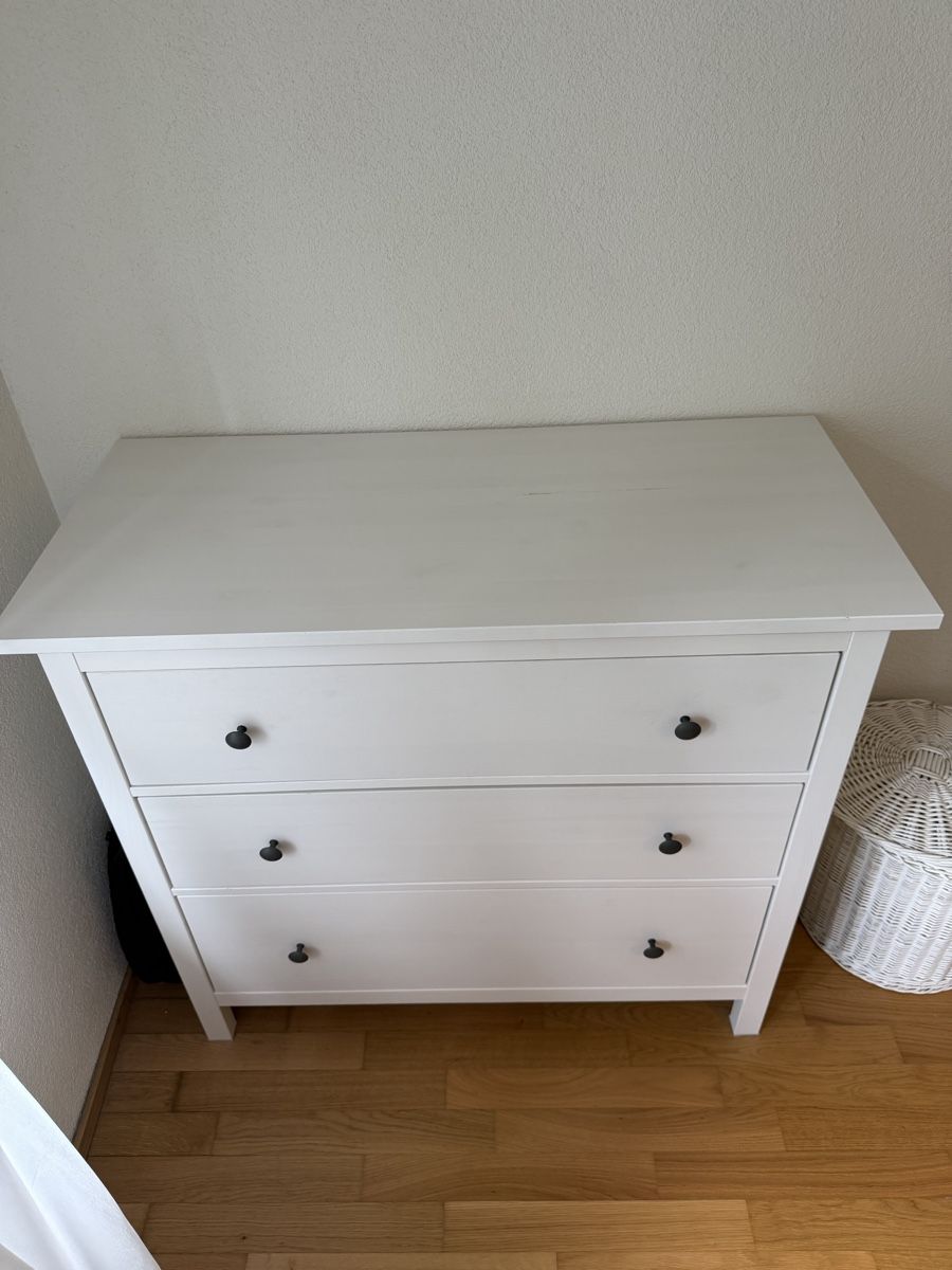 Ikea Kommoden: Weisse Ikea Kommode mit 3 Schubladen – Gebraucht aus Luzern von smilla.f