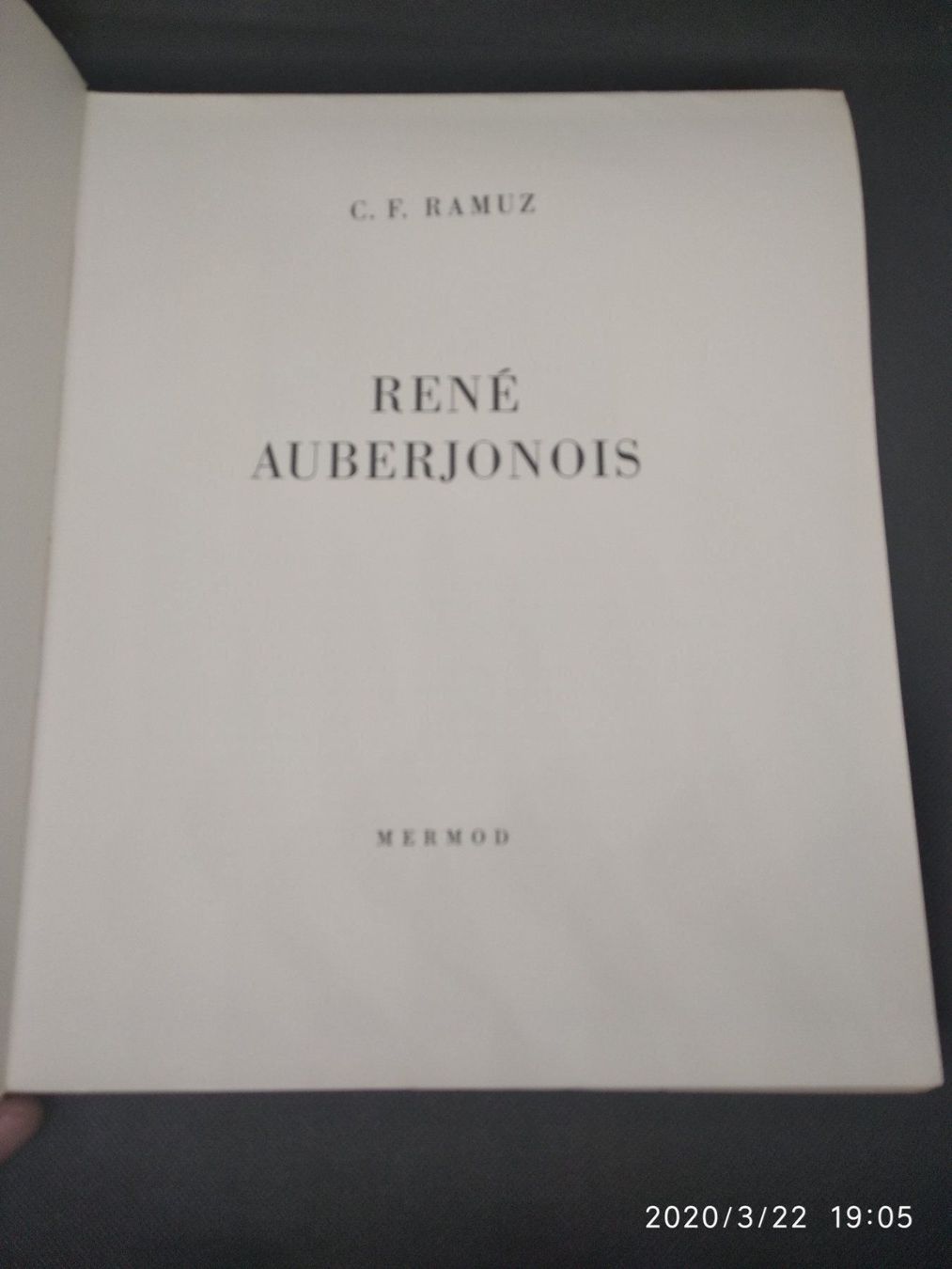Libri: RENÉ AUBERJONOIS – Usato da Goldach venduto da Gaip 3